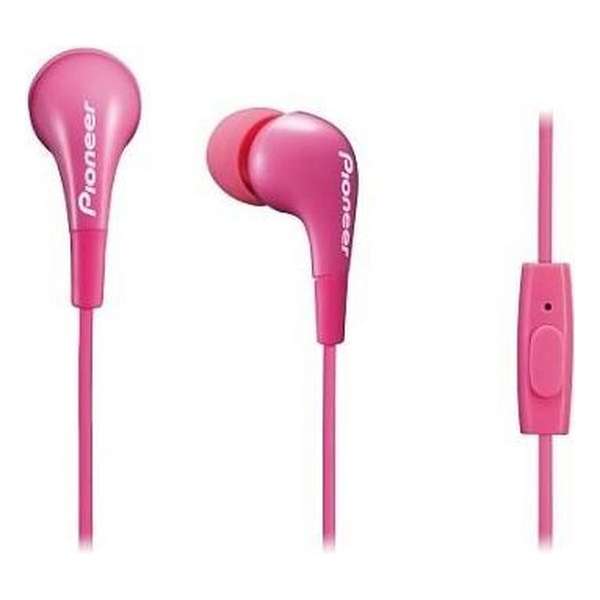 Pioneer SE-CL502T-P hoofdtelefoon/headset In-ear Roze