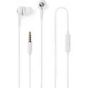 Nedis stereo in-ear earphones met microfoon / wit - 1,2 meter