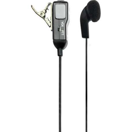 Midland MA28-L Monauraal In-ear Zwart, Grijs