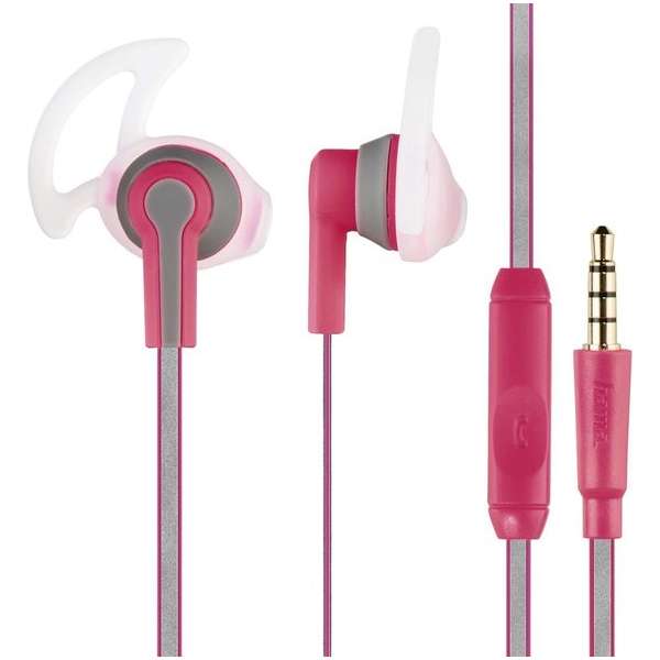 Hama Stereo-oortelefoon "Reflective", pink