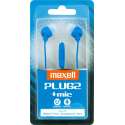 Maxell 303761 hoofdtelefoon/headset In-ear Blauw