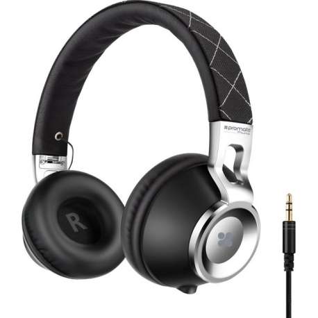 Promate Thump On-Ear Headset / Koptelefoon (Zwart)