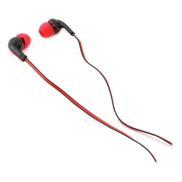 Platinet PM1031 Headset In-ear Zwart, Rood