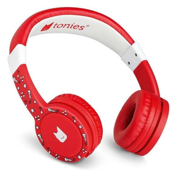 tonies 04-0034 hoofdtelefoon/headset Hoofdtelefoons Hoofdband Rood, Wit