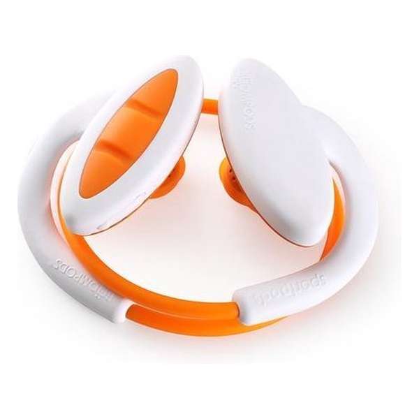 Boompods sportpods 2 Headset In-ear Oranje, Wit