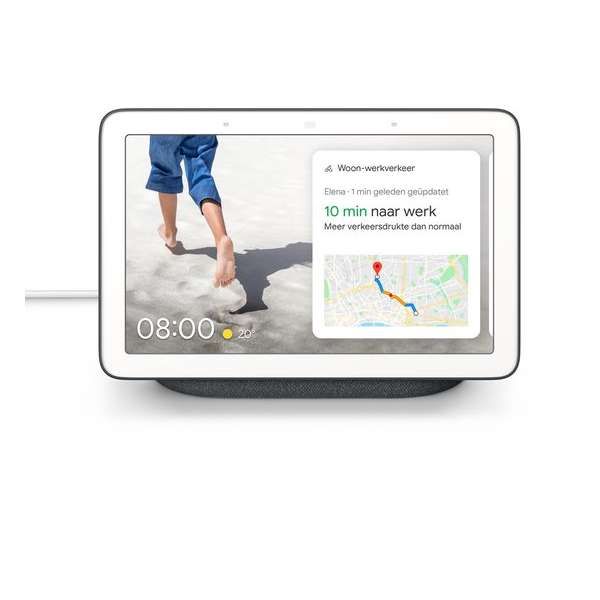 Google Nest Hub - Smart Speaker met scherm / Nederlandstalig - Antraciet