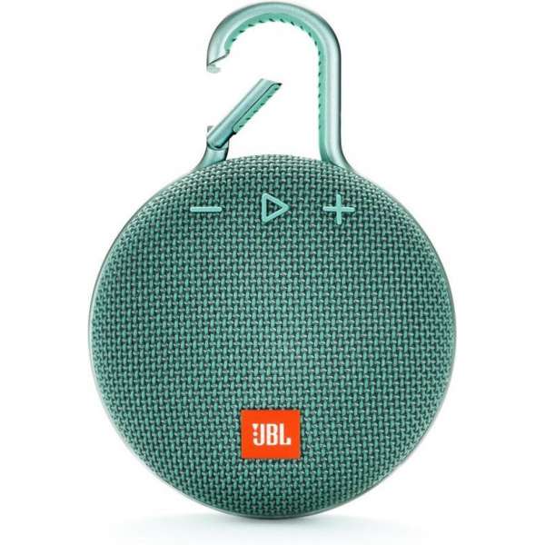 JBL Clip 3 Turquoise - Draagbare Bluetooth Mini Speaker