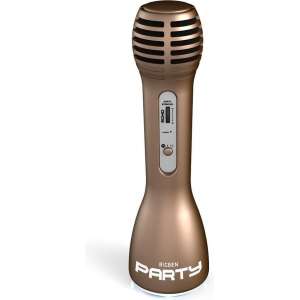 Bigben Party Karaoke Microfoon - Bluetooth - Goud