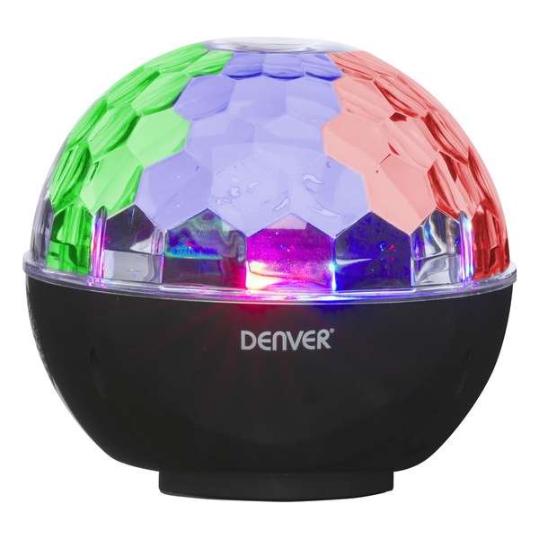 Denver BTL-65 - Draadloze speaker met disco licht - Zwart