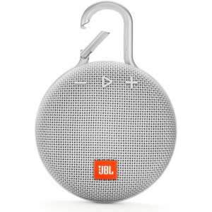 JBL Clip 3 Wit - Draagbare Bluetooth Mini Speaker