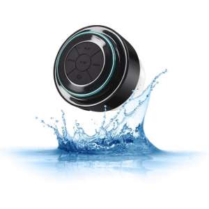 Premium Bluetooth Douche Speaker - Waterdicht - Draadloos - Zwart