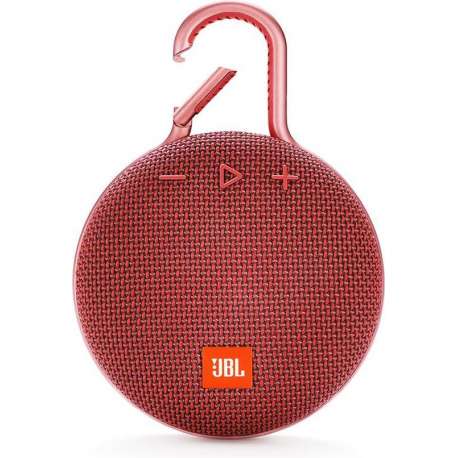 JBL Clip 3 - Rood - Draagbare Bluetooth Mini Speaker