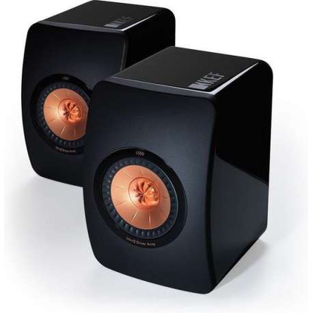 KEF LS50 - Boekenplankspeaker 2 stuks - Zwart (per paar)