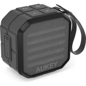 Aukey SK-M13 - Draagbare Mini Bluetooth-luidspreker met ingebouwde microfoon, grijs