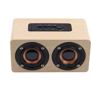 Bluetooth Houten Retro Speaker | 10W Wooden Box Speaker | Alternatief JBL & Bose Speakers