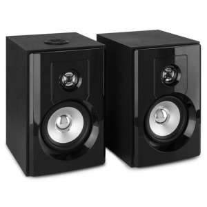 Bluetooth speakerset - Vonyx SHF404B stereo speakerset actief met Bluetooth, mp3 speler en