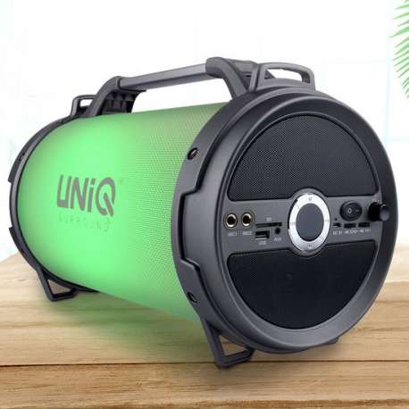 Nieuw!! UNIQ Tune Bluetooth Speaker Model 2019 (Karaoke LED licht Show met verschillende k