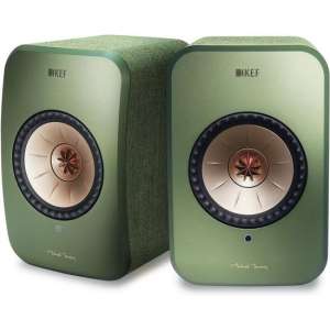 KEF LSX Wireless Stereo Speakers - Groen ( prijs per set )