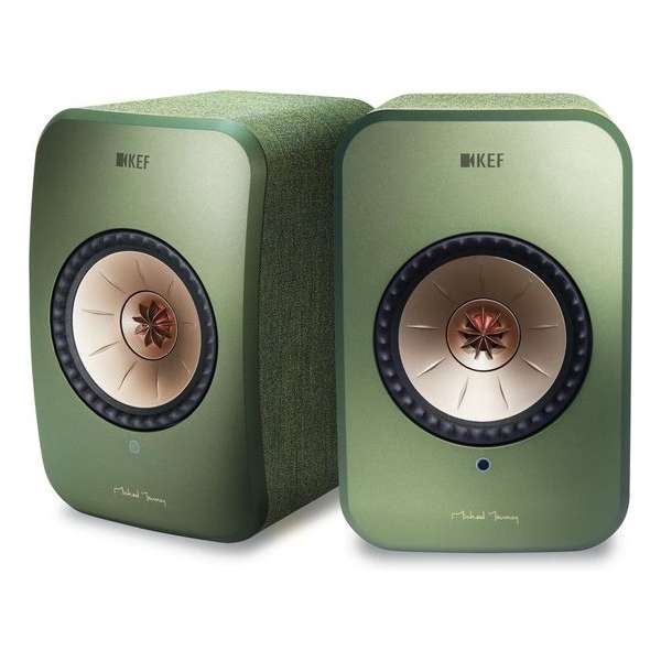 KEF LSX Wireless Stereo Speakers - Groen ( prijs per set )