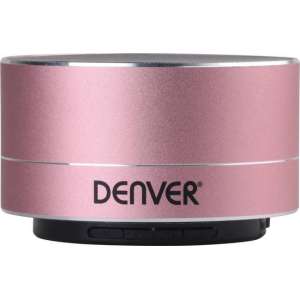 Denver BTS-32PINK / Draadloze Bluetooth Portable Speaker / Lichteffect / Roze