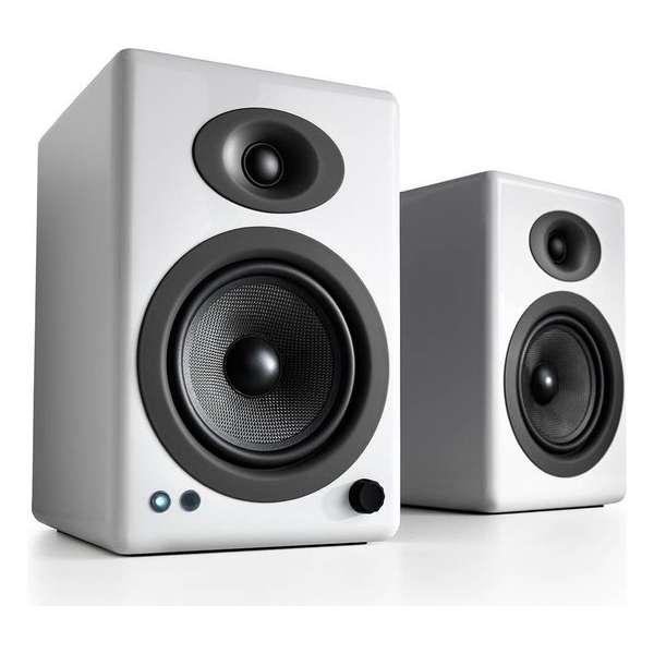 Audioengine A5+ WIRELESS luidspreker 2-weg 50 W Wit Draadloos Bluetooth/RCA/3.5mm