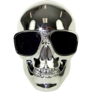 United Entertainment - Skull Draadloze Bluetooth Speaker - Zilver