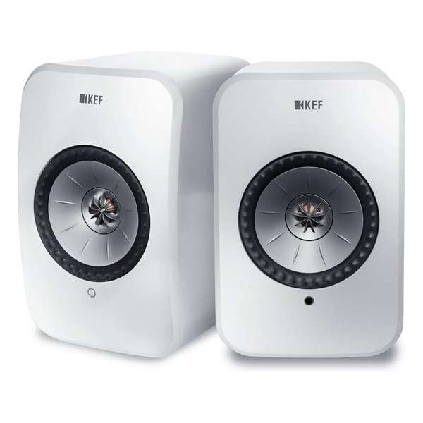 KEF LSX Wireless Stereo Speakers - Glanzend Wit ( prijs per set )