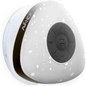 Avanca Bluetooth Waterdichte Wireless Speaker - Douche Speaker - Waterproof - Wit