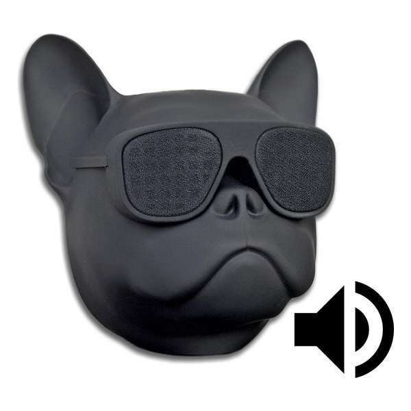 Relephance Bluetooth Bulldog Speaker – Draadloos - USB Oplaadbaar - Mat Zwart