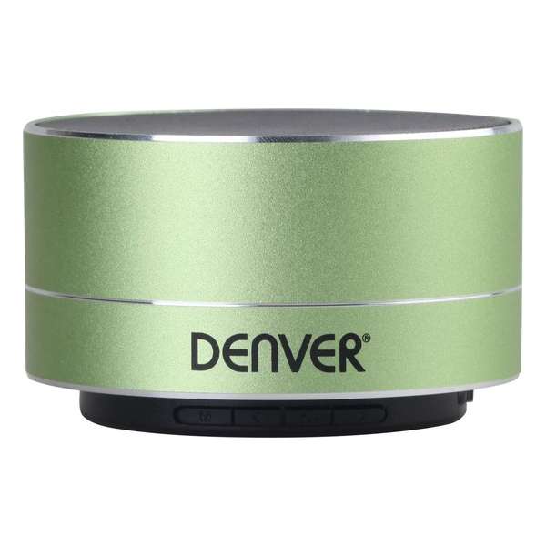 Denver BTS-32GREEN / Draadloze Bluetooth Portable Speaker/ Lichteffect / Groen