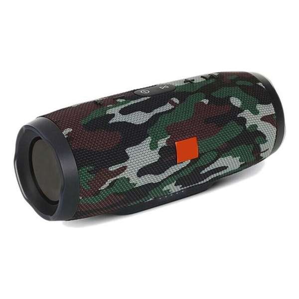 Draadloze Waterproof Bluetooth Speaker met Bass Subwoofer - Camouflage - Zawadeals