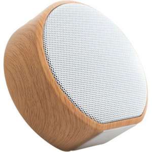 Draagbare Waterproof Mini Bluetooth Speakers Draadloos – Waterdichte Box Douche met microfoon - Subwoofer Hout