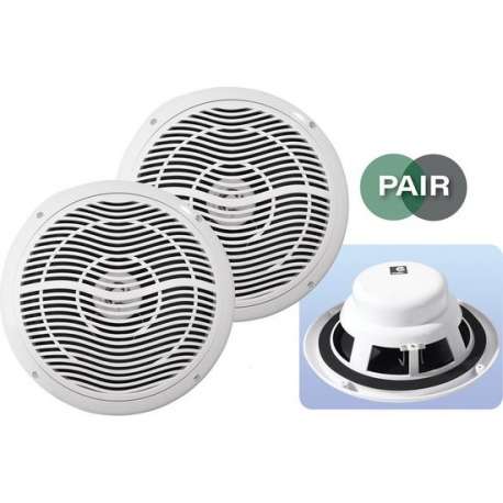 Badkamer inbouw speakerset vochtbestendig 6.5 inch (16,5 cm) 120 WATT 100% waterdichte mar