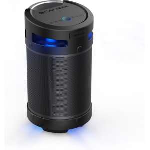 Caliber HPG543BTL - Omni directionele 360 graden Bluetooth speaker met verlichting - Zwart