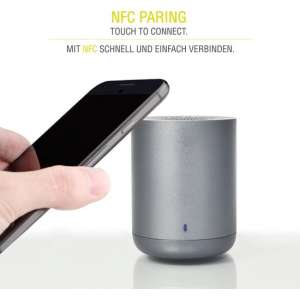 Edele aluminium|Smart Bluetooth-luidspreker "DJ Roxxx", Portable Draadloze luidspreker NFC