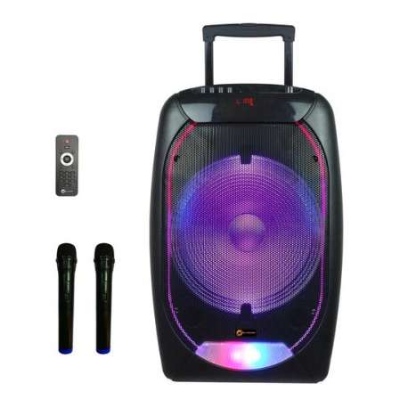 N-gear Bluetoothspeaker The Flash 1510 Trolley 500w Zwart