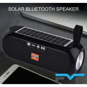FMF - Solar Bluetooth speaker - Muziek box - FMF182 - 10 watt box - Zwart