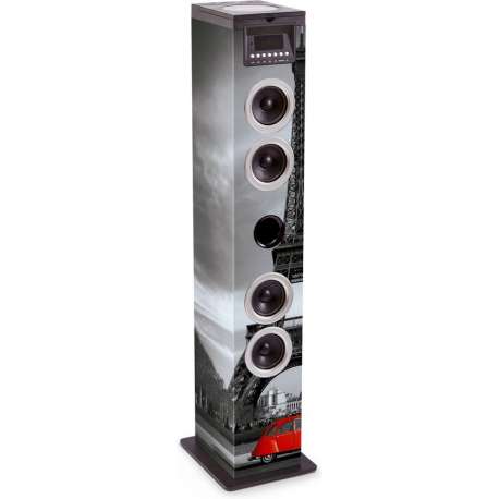 Bigben Multimedia Speaker Toren - CD/Bluetooth/Radio/USB/SD - Eiffeltoren/Parijs