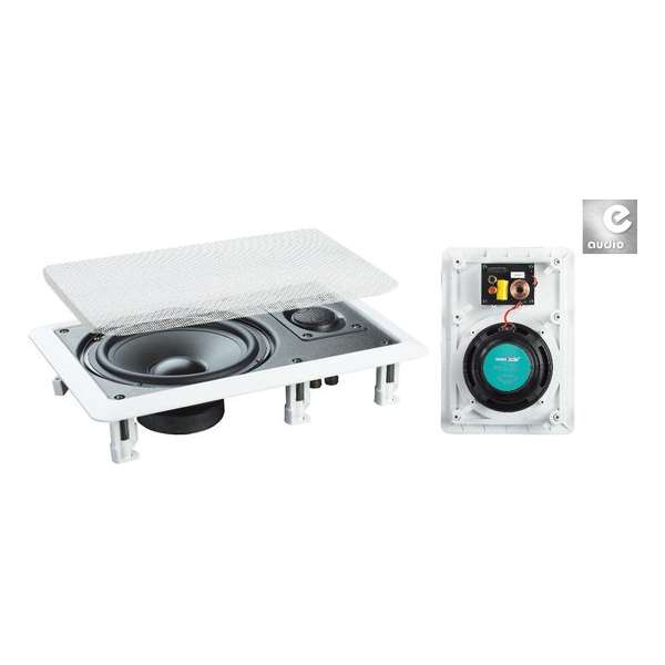 E-Audio B411A 2-weg inbouwluidsprekers voor muur of plafond 120 watt