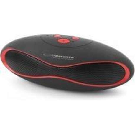 Bluetooth Speaker Trival + FM-radio - zwart-rood
