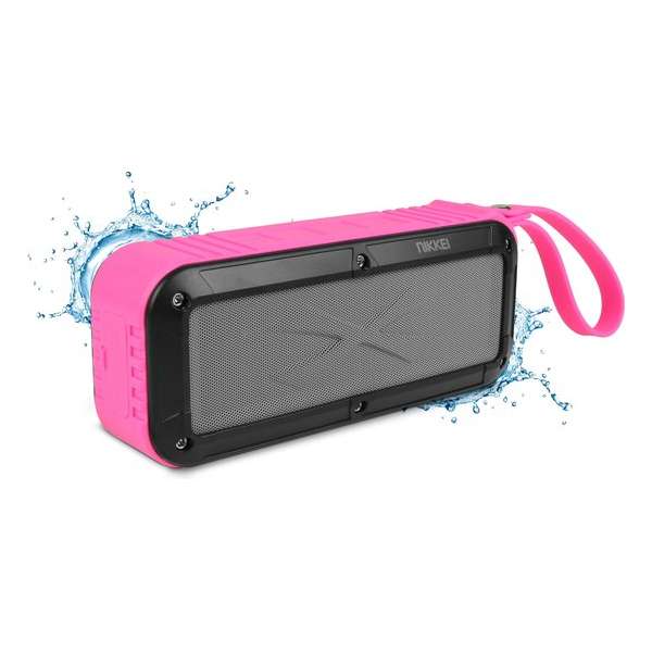 Nikkei BOXX3PK - Waterbestendige Bluetooth Speaker - Roze