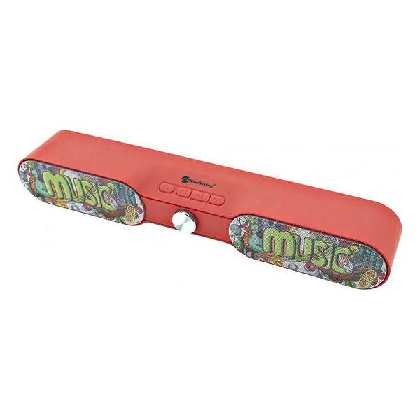 New Rixing - Boombox Bluetooth Speaker - Rood