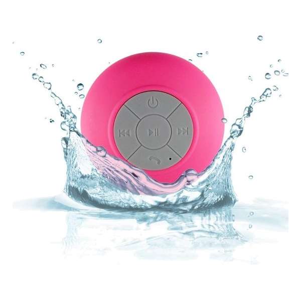 Waterdichte Bluetooth Wireless Speaker Douche/Bad Mp/Radio Waterproof Speaker Roze