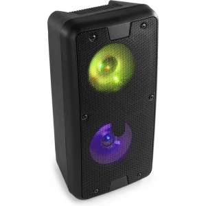 Bluetooth speaker - Fenton SBS65 Bluetooth speaker met ingebouwde accu, LED verlichting en mp3 speler
