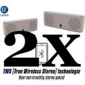 LeSenz Pocket TWS stereo bluetooth speakerset met 2 speakers -Wit