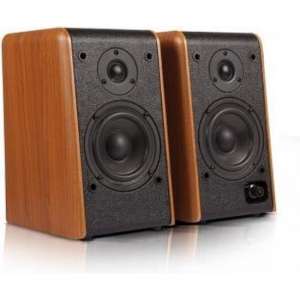 Microlab bookshelf speakers B77 Bluetooth en AUX stereo 64W RMS hout