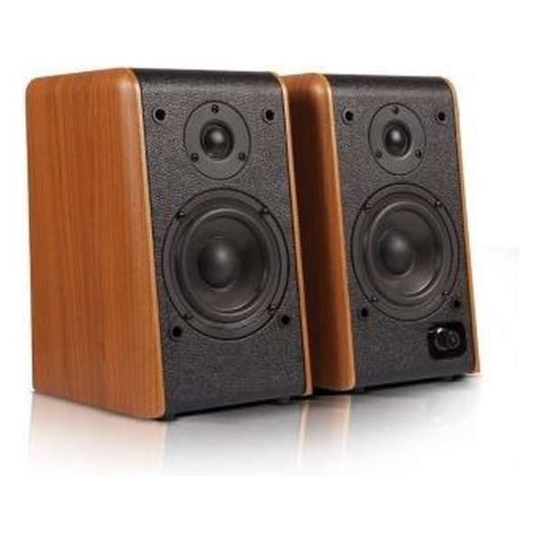 Microlab bookshelf speakers B77 Bluetooth en AUX stereo 64W RMS hout