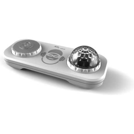 iDance XD2WH Bluetooth Party Systeem met Disco LED-Verlichting - Wit