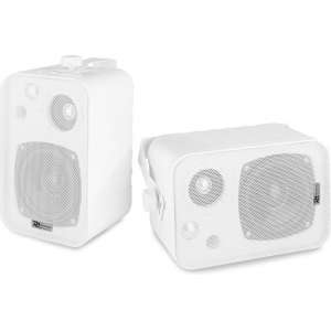 Speakerset - Power Dynamics BV40V Witte speakerset voor 100V geluidsinstallatie - 50W