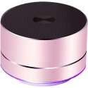 AUDIOlogic  Bluetooth HQ luidspreker met microfoon en radio | PINK METALLIC